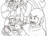 Printable Coloring Pages Of Jesus Feeding the 5000 New Jesus Feeds Five Thousand Coloring Page