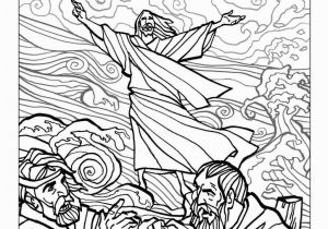 Printable Coloring Pages Of Jesus Walking On Water Coloring Book Jesus Walks Water Coloring Page Zen