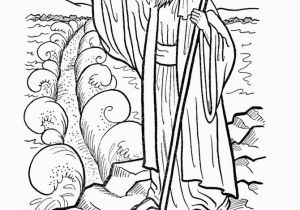 Printable Coloring Pages Of Moses Parting the Red Sea 23 Coloring Pages Moses