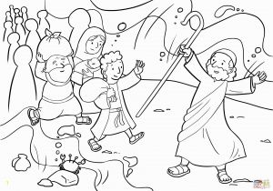 Printable Coloring Pages Of Moses Parting the Red Sea Moses 10 Plagues Egypt and Crossing the Red Sea Bible Craft In