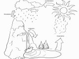 Printable Coloring Pages Of the Water Cycle Activities Water Cycle Coloring Page