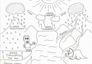 Printable Coloring Pages Of the Water Cycle Coloring Page Water Cycle Coloring Home