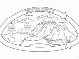 Printable Coloring Pages Of the Water Cycle Water Cycle Coloring Page