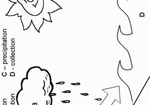 Printable Coloring Pages Of the Water Cycle Water Cycle for Kids Coloring Page Coloring Home