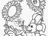 Printable Coloring Pages Spring Springtime to Color Free Printable Flower Coloring Pages