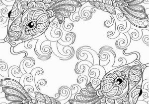 Printable Coloring Pages Yin Yang Dibujo Para Colorear Dos Peces Simétricos In 2020