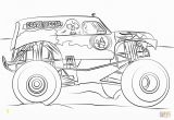 Printable Coloring Sheets Monster Trucks Best Monster Truck Coloring Pages Vector Drawing Art Library and