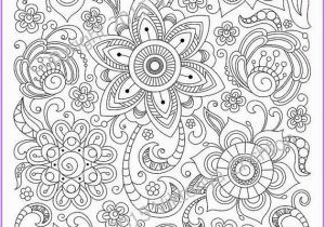 Printable Complex Coloring Pages Pdf Ð¡oloring Page Doodle Flowers Printable Zen Doodle Pdf Zentangle