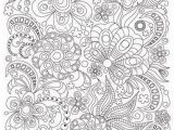 Printable Complex Coloring Pages Pdf Zentangle Art Coloring Page for Adults Printable Doodle Flowers