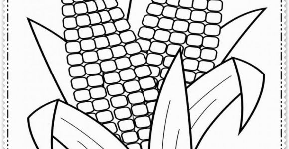 Printable Corn On the Cob Coloring Pages Corn the Cob Coloring Page at Getcolorings