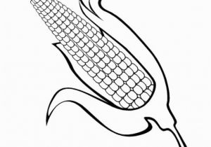 Printable Corn On the Cob Coloring Pages Corn the Cob Coloring Page at Getdrawings