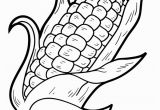 Printable Corn On the Cob Coloring Pages Printable Corn Picture to and Color