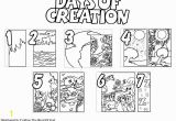 Printable Creation Day 1 Coloring Page Creation Story for Kids Coloring Pages