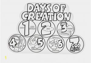 Printable Creation Day 1 Coloring Page the Ideal Picture 7 Days Creation Coloring Pages Free
