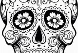 Printable Day Of the Dead Coloring Pages Dia De Los Muertos Colouring Pages
