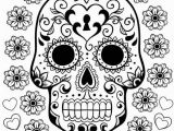 Printable Day Of the Dead Coloring Pages Free Printable Day Of the Dead Coloring Pages