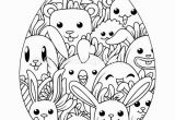 Printable Easter Egg Coloring Pages Download for Free Happy Animals Easter Egg Coloring Pages