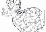 Printable Fairy Princess Coloring Pages Barbie Princesse