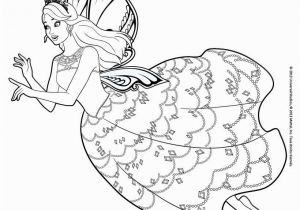Printable Fairy Princess Coloring Pages Barbie Princesse