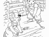 Printable Farm Coloring Pages Gardening Kids Color with Me