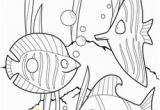 Printable Fishing Coloring Pages Color the Fancy Fish