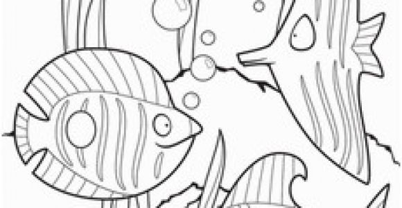 Printable Fishing Coloring Pages Color the Fancy Fish