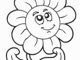 Printable Flower Coloring Pages for Kids Flower Free Printable Coloring Sheets