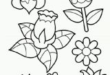 Printable Flower Coloring Pages for Kids Printable Spring Flower Coloring Pages Coloring Home