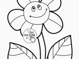 Printable Flower Coloring Pages for Kids Sunflower Drawing Simple at Getdrawings