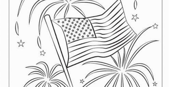 Printable Fourth Of July Coloring Pages Happy Fourth Usa Fireworks Coloring Page Free Printable