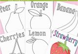 Printable Fruit Coloring Pages Fruit Coloring Pages Free Printable