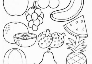 Printable Fruit Coloring Pages Frutta Preschool Worksheets