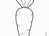 Printable Fruits and Vegetables Coloring Pages Carrot with Leaves Ve Ables Coloring Pages for Kids