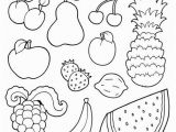 Printable Fruits and Vegetables Coloring Pages Coloring Book with Fruits Images Vector Illustration