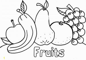 Printable Fruits and Vegetables Coloring Pages Coloring Pages Fresh Fruit and Ve Ables