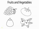 Printable Fruits and Vegetables Coloring Pages Fruit and Ve Ables Coloring Pages for Kids Printable