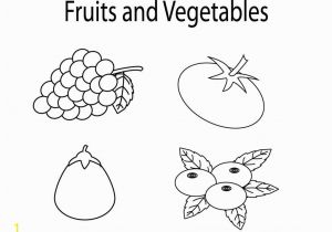 Printable Fruits and Vegetables Coloring Pages Fruit and Ve Ables Coloring Pages for Kids Printable
