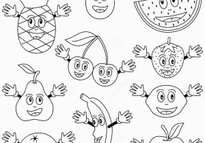 Printable Fruits and Vegetables Coloring Pages Fruits & Ve Ables