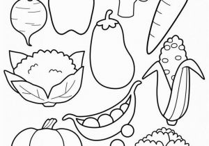 Printable Fruits and Vegetables Coloring Pages Healthy Ve Ables Coloring Page Sheet Fruit and Dairy