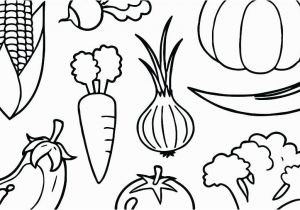 Printable Fruits and Vegetables Coloring Pages Printable Fruits and Ve Ables Coloring Pages at