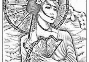 Printable Geisha Coloring Pages 111 Best Adult Coloring Of oriental and Time Images On Pinterest In