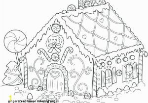 Printable Gingerbread House Coloring Pages 30 Gingerbread House Coloring Pages