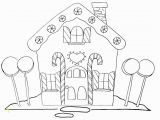 Printable Gingerbread House Coloring Pages Free Printable Gingerbread House Coloring Pages for Kids