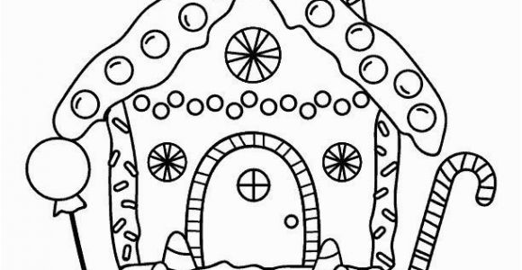 Printable Gingerbread House Coloring Pages Free Printable Gingerbread House Coloring Pages for the