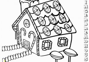 Printable Gingerbread House Coloring Pages Gingerbread House Coloring Pages