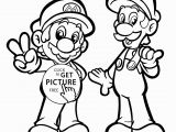 Printable Mario and Luigi Coloring Pages Mario and Luigi Coloring Pages for Kids Printable Free