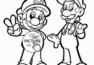 Printable Mario and Luigi Coloring Pages Mario and Luigi Coloring Pages for Kids Printable Free