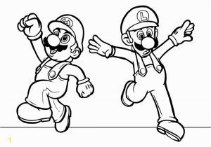 Printable Mario and Luigi Coloring Pages Mario Bros Mario and Luigi Coloring Page Printable