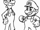 Printable Mario and Luigi Coloring Pages Super Mario and Luigi Coloring Page