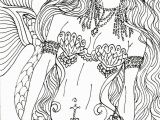 Printable Mermaid Coloring Pages for Adults Free Printable Coloring Pages for Adults Mermaids Gallery